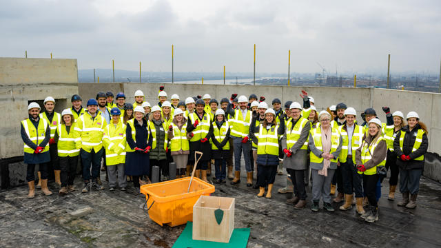 Dagenham Green Topping Out Group Pic