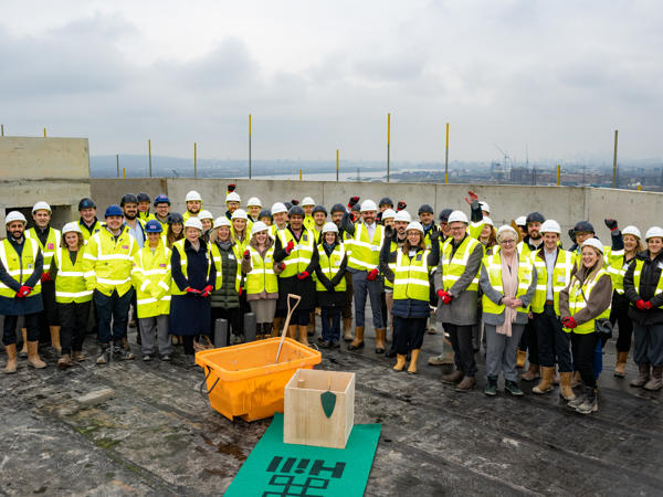 Dagenham Green Topping Out Group Pic